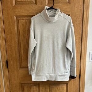 Eddie Bauer Light Gray Women's Turtleneck Sweater